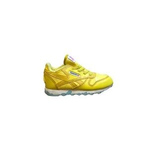 Reebok Peppa Pig Classic Cartoon Shoes Sneakers Kids Size 8 Yellow Girls EU 24.5
